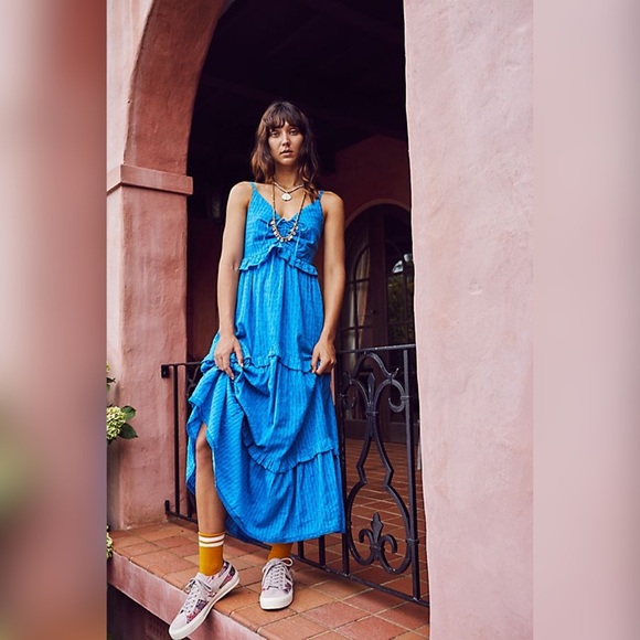 free people tiered maxi dress